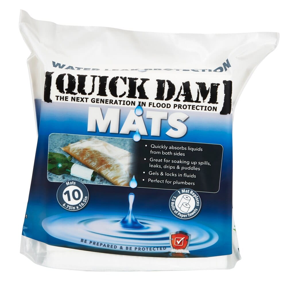 Quick Dam Water Mat, 10 Pack