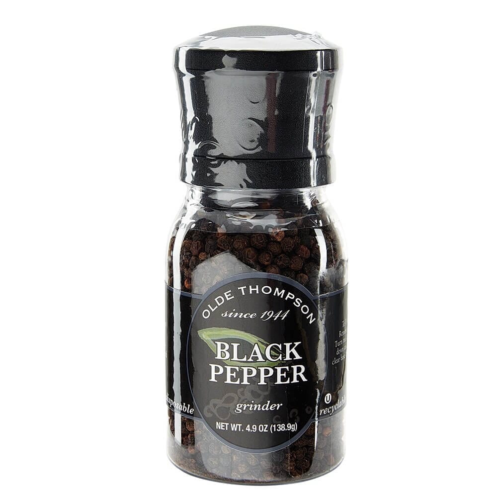 Olde Thompson Malabar Black Pepper with Grinder, 4.9 oz