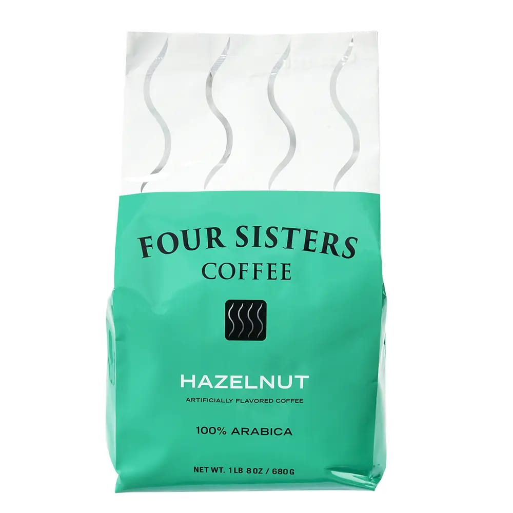 Four Sisters Hazelnut Ground Coffee, 24 oz