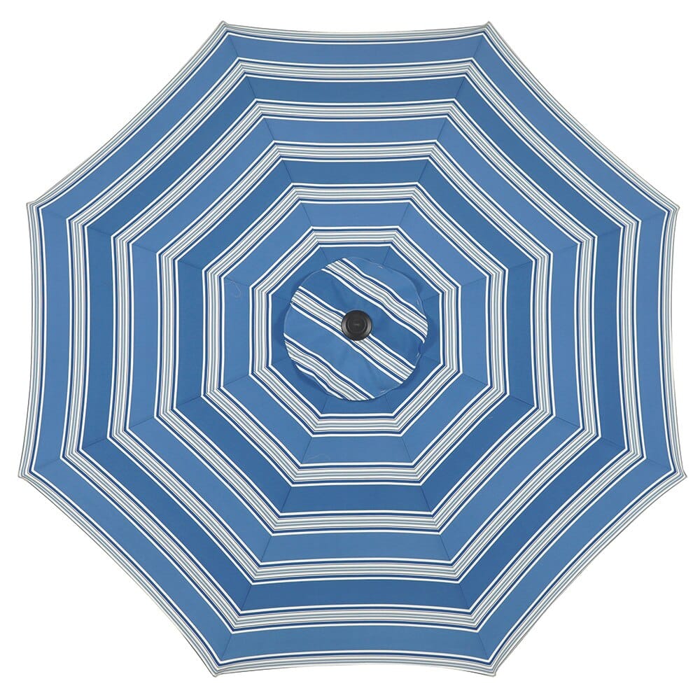 9' Aluminum Market Umbrella with Tilt, Striped