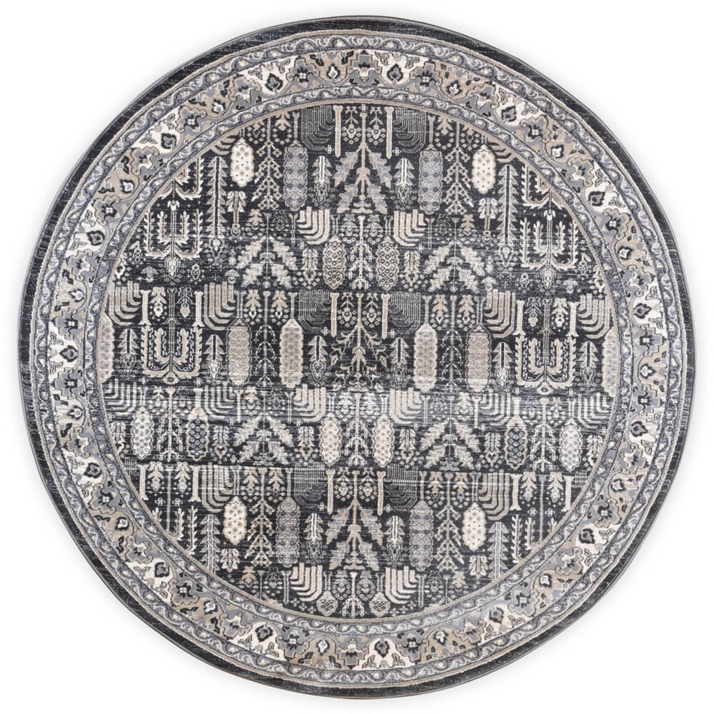Gramercy Area Rug, 5'3" Round 1.5 Million Point