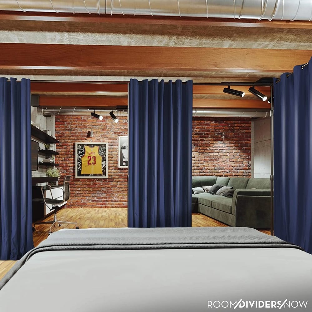 Room/Dividers/Now Large Room Divider Kit, Black/Harbor Blue