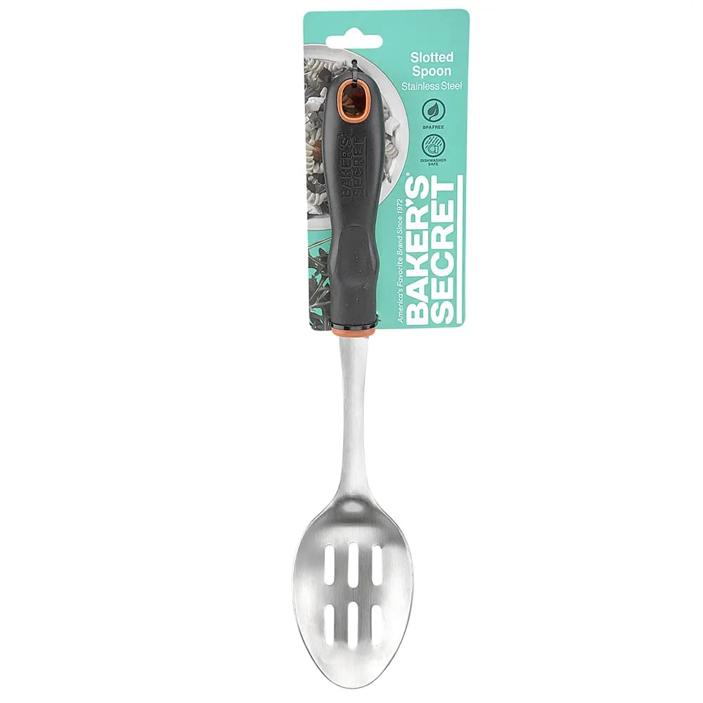 Baker's Secret Stainless Steel Slotted Spoon