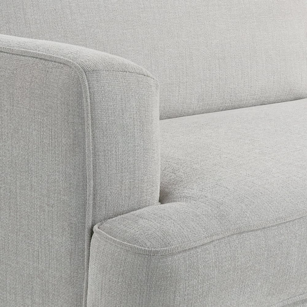 Serta Paulie Convertible Sofa with Sleeper, Full, Light Gray