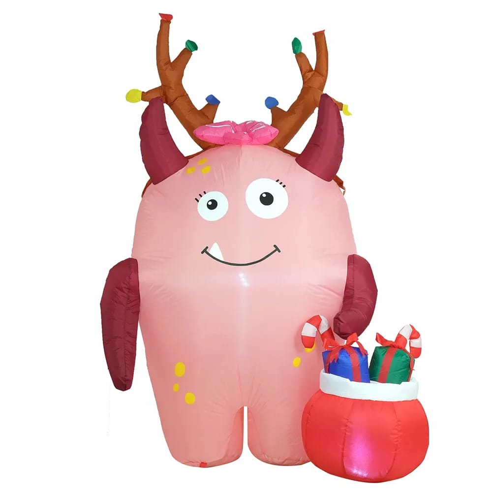 5' Holiday Friendly Monster Inflatable