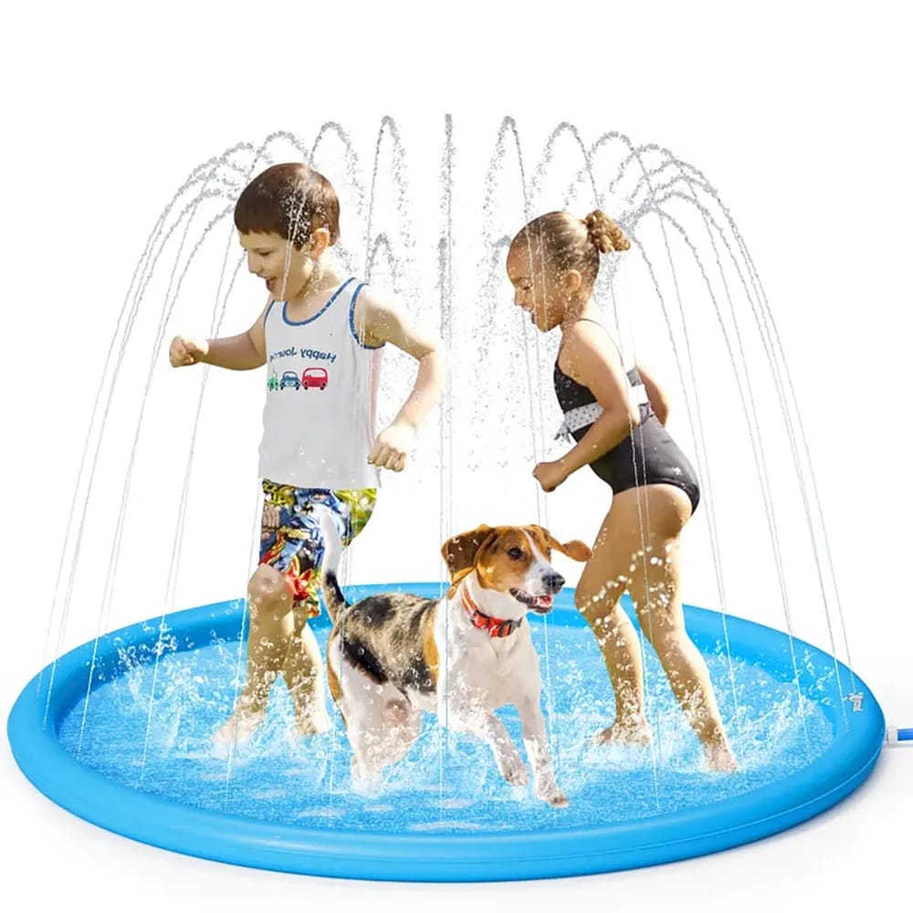 Pecute Dog Splash Pad Sprinkler, 67"