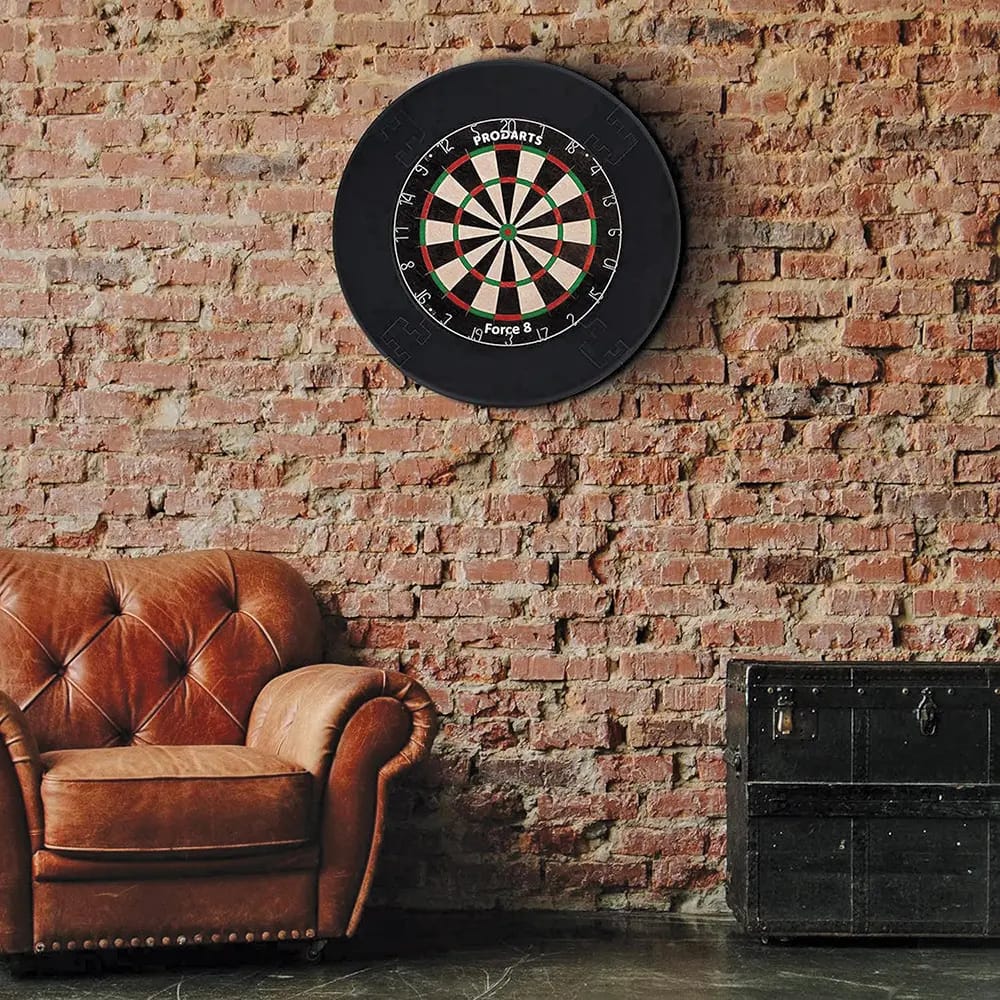 ProDarts Dartboard Surround Board, Black