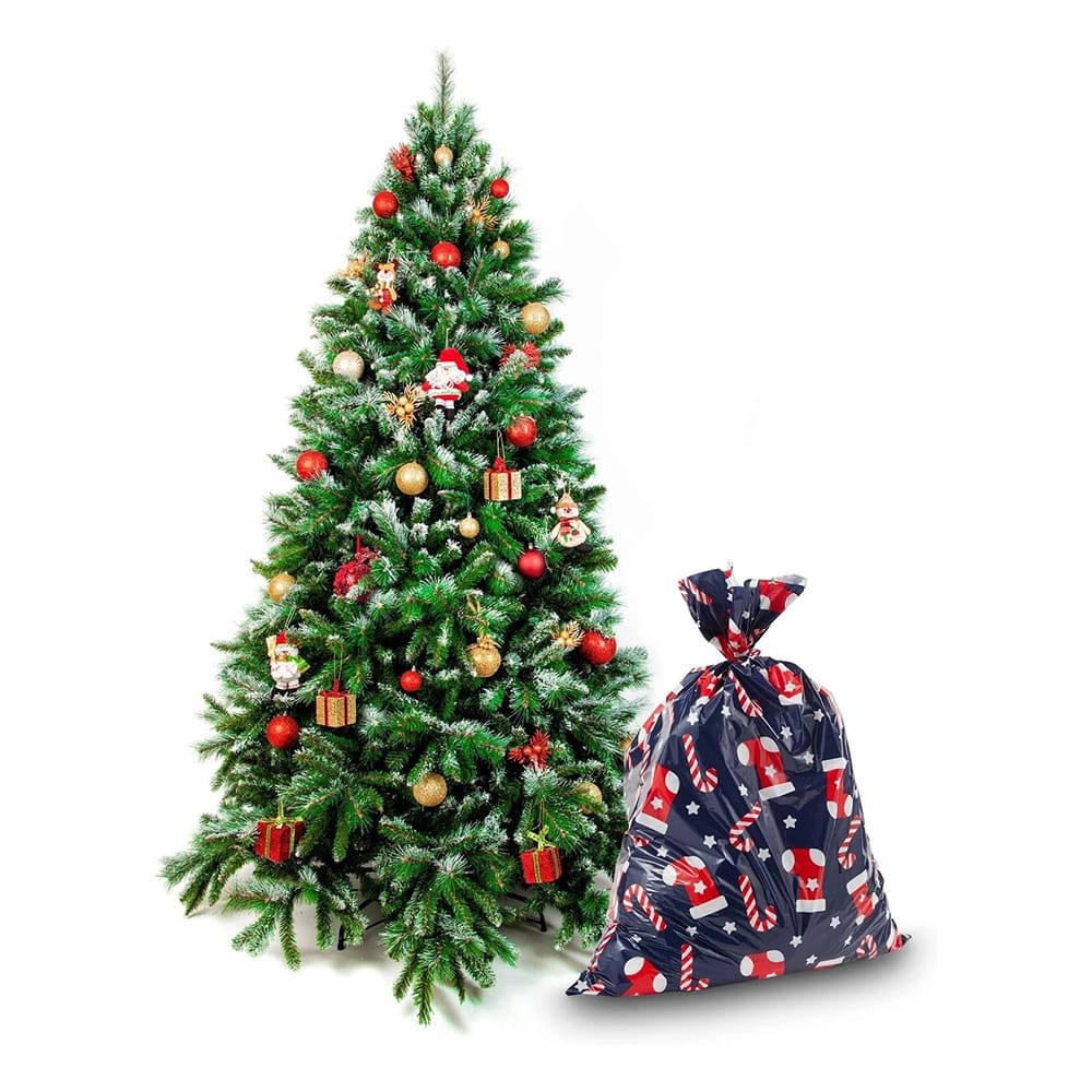 Juvale Jumbo Gift Bags, Navy, 6 Pack