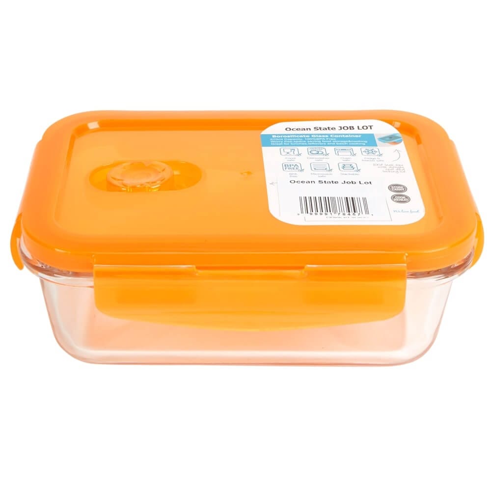 Glass Food Storage Container, 19 oz