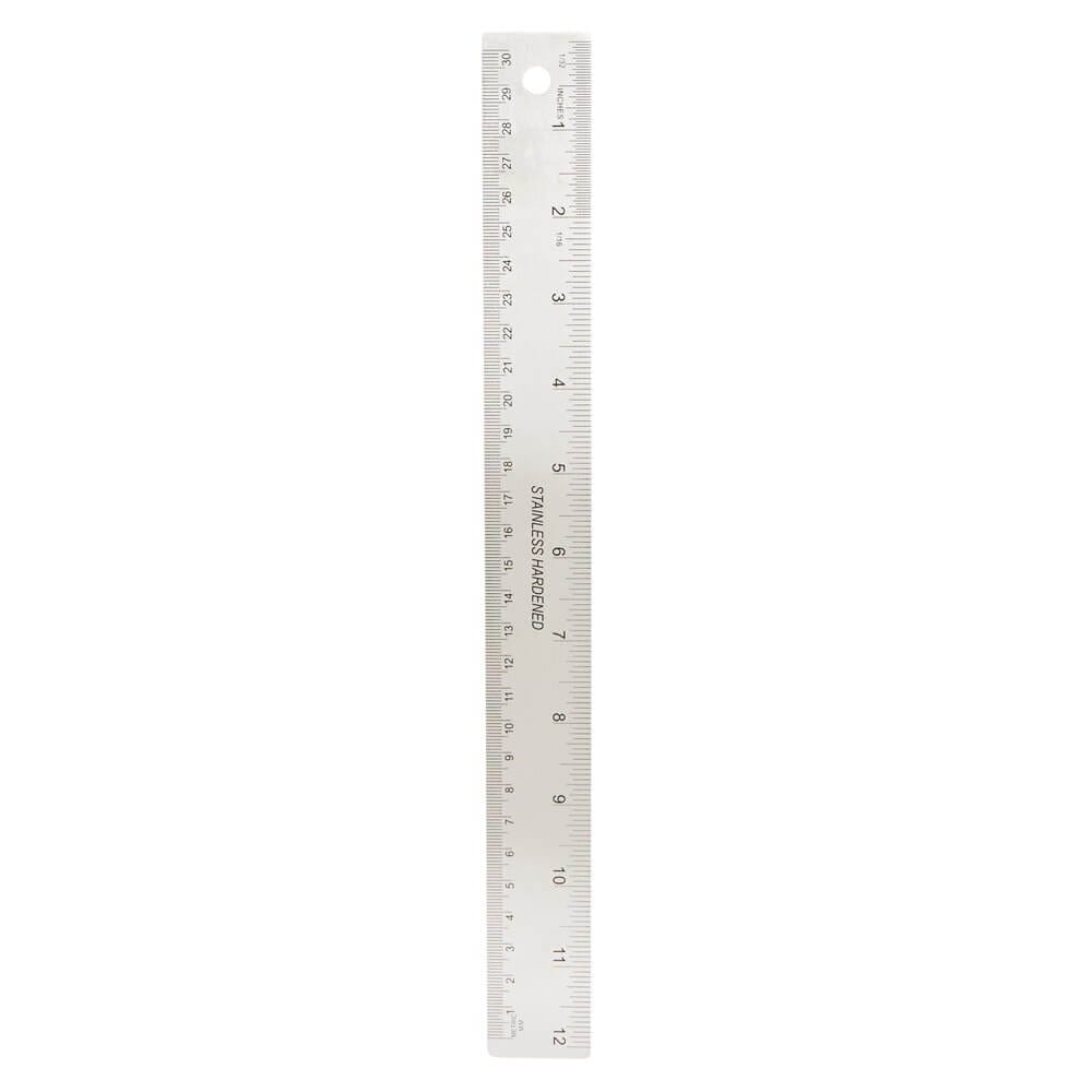 Office Direct Stainless Steel Ruler, 12"