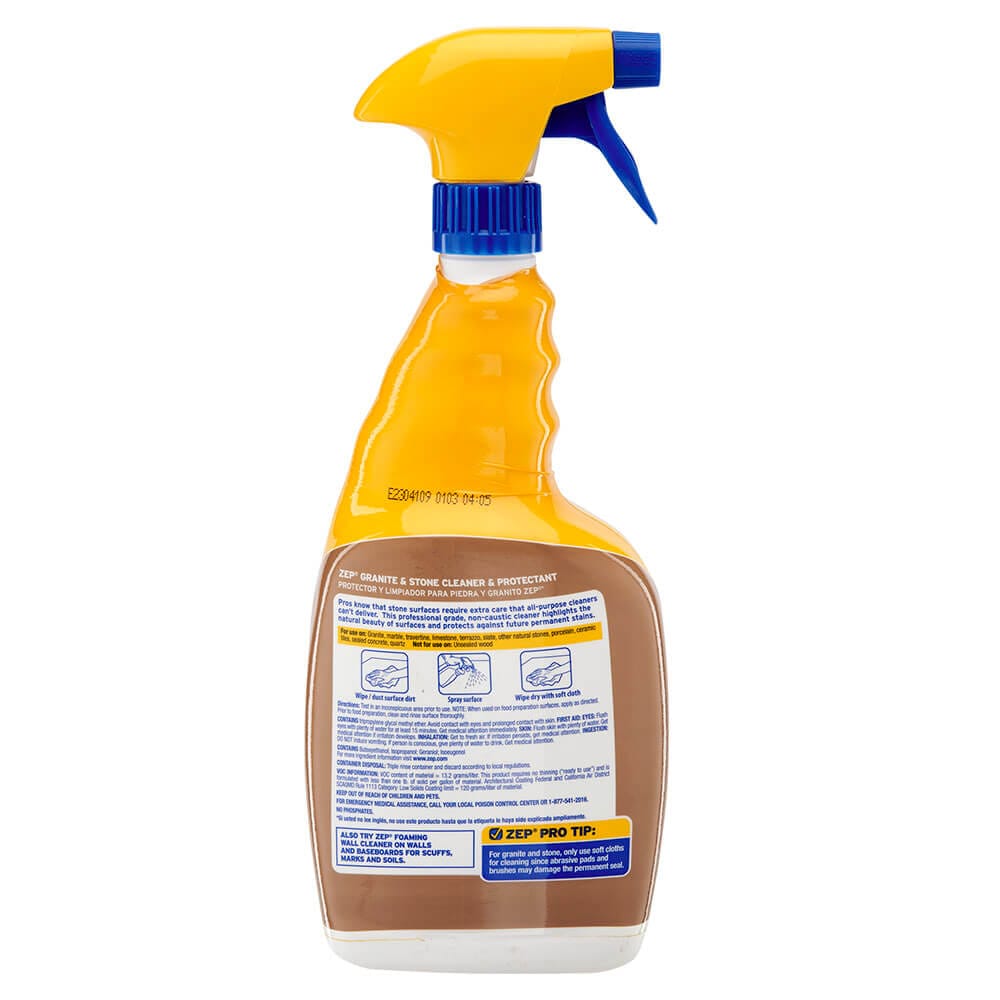 ZEP Granite and Stone Cleaner and Protectant, 32 oz