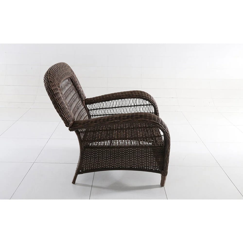 Hampton Bay Beacon Park Outdoor Patio Chair, Brown