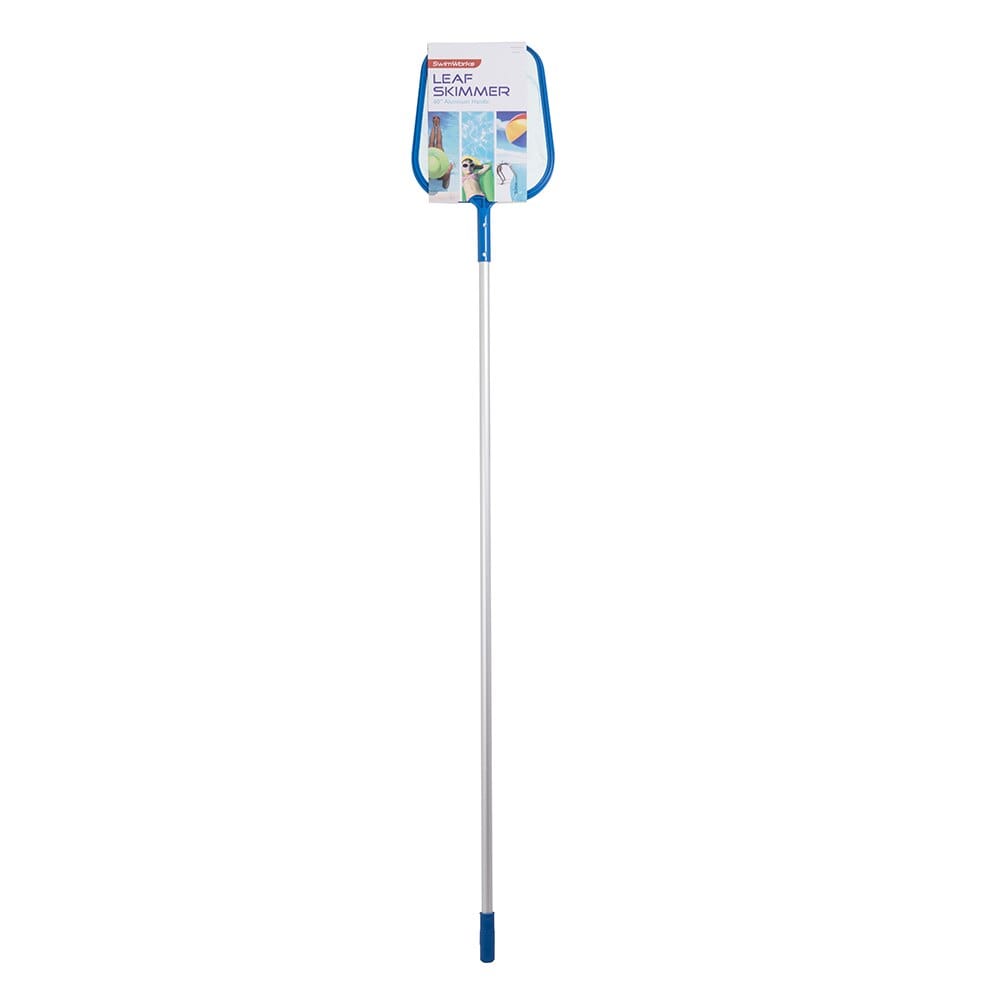 SwimWorks Leaf Skimmer with Aluminum Pole, 60"