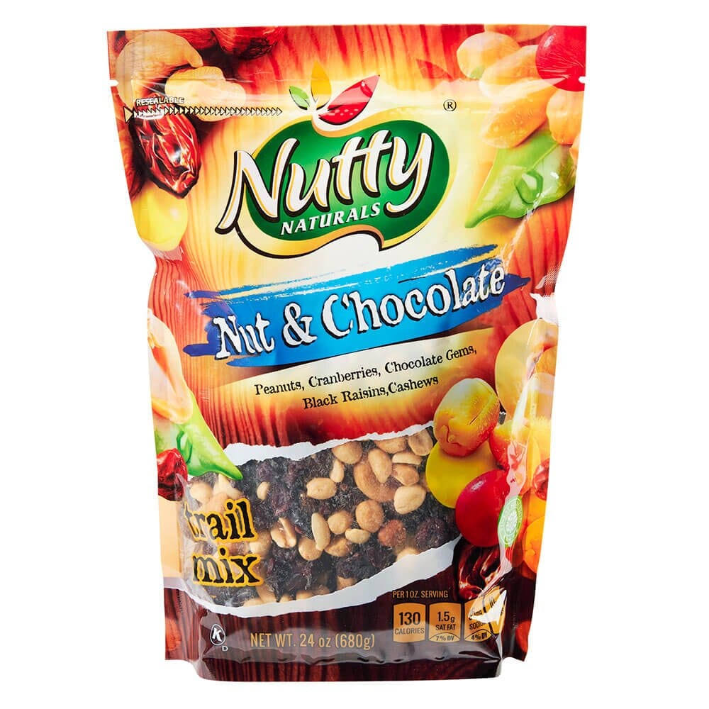 Nutty Naturals Nut & Chocolate Trail Mix, 24 oz