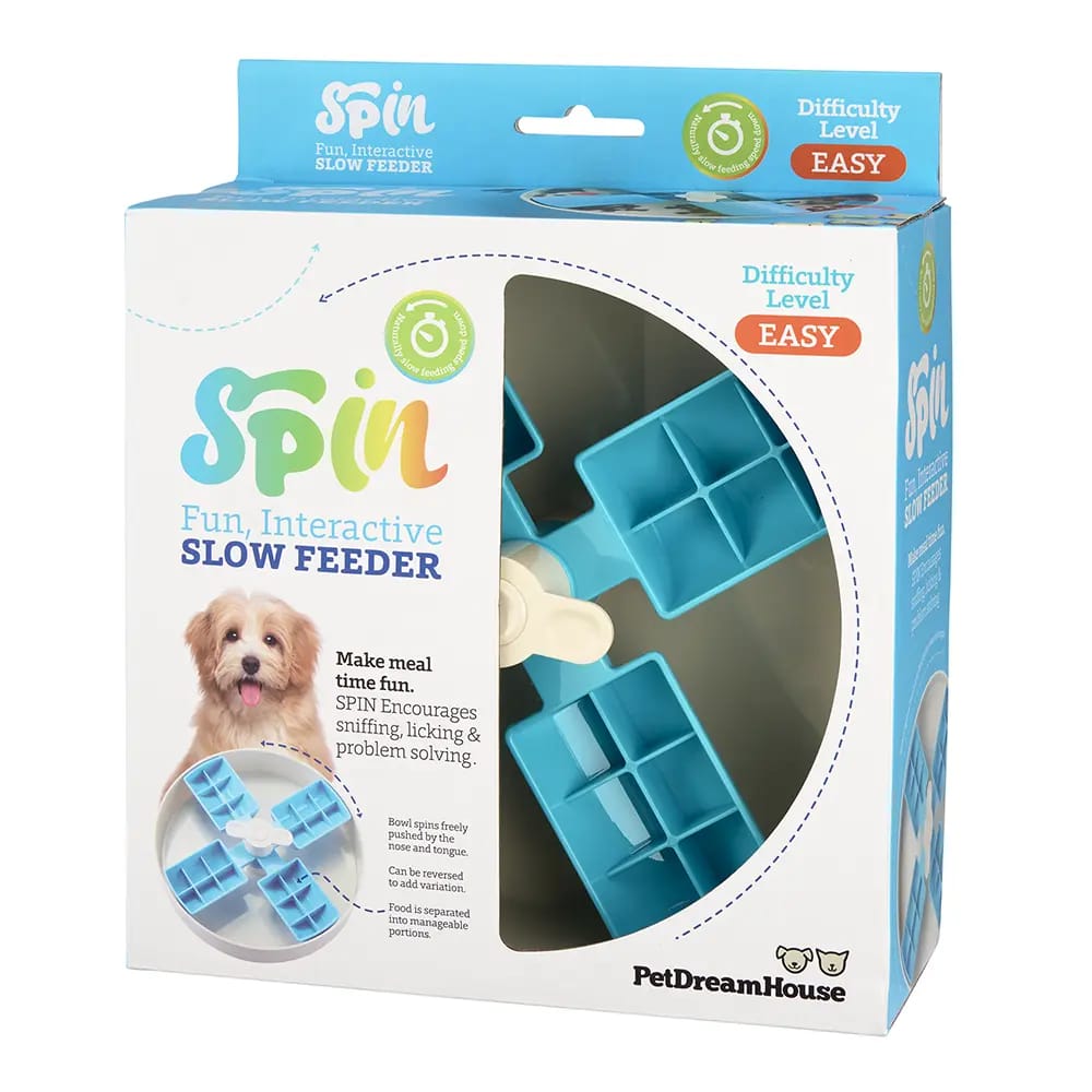Pet Dream House Spin Bowl Interactive Feeder