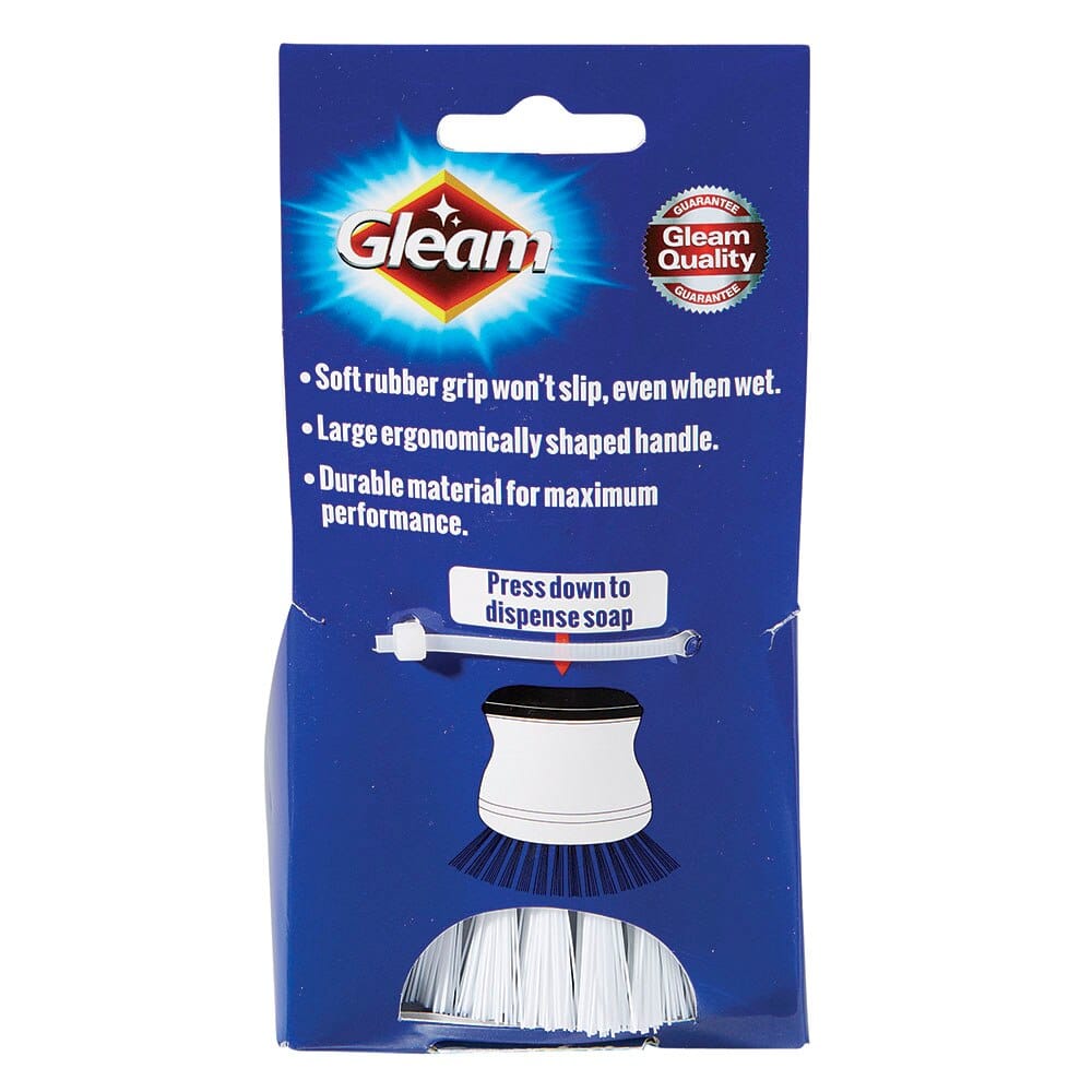 Gleam Dish Brush with Soap Dispenser