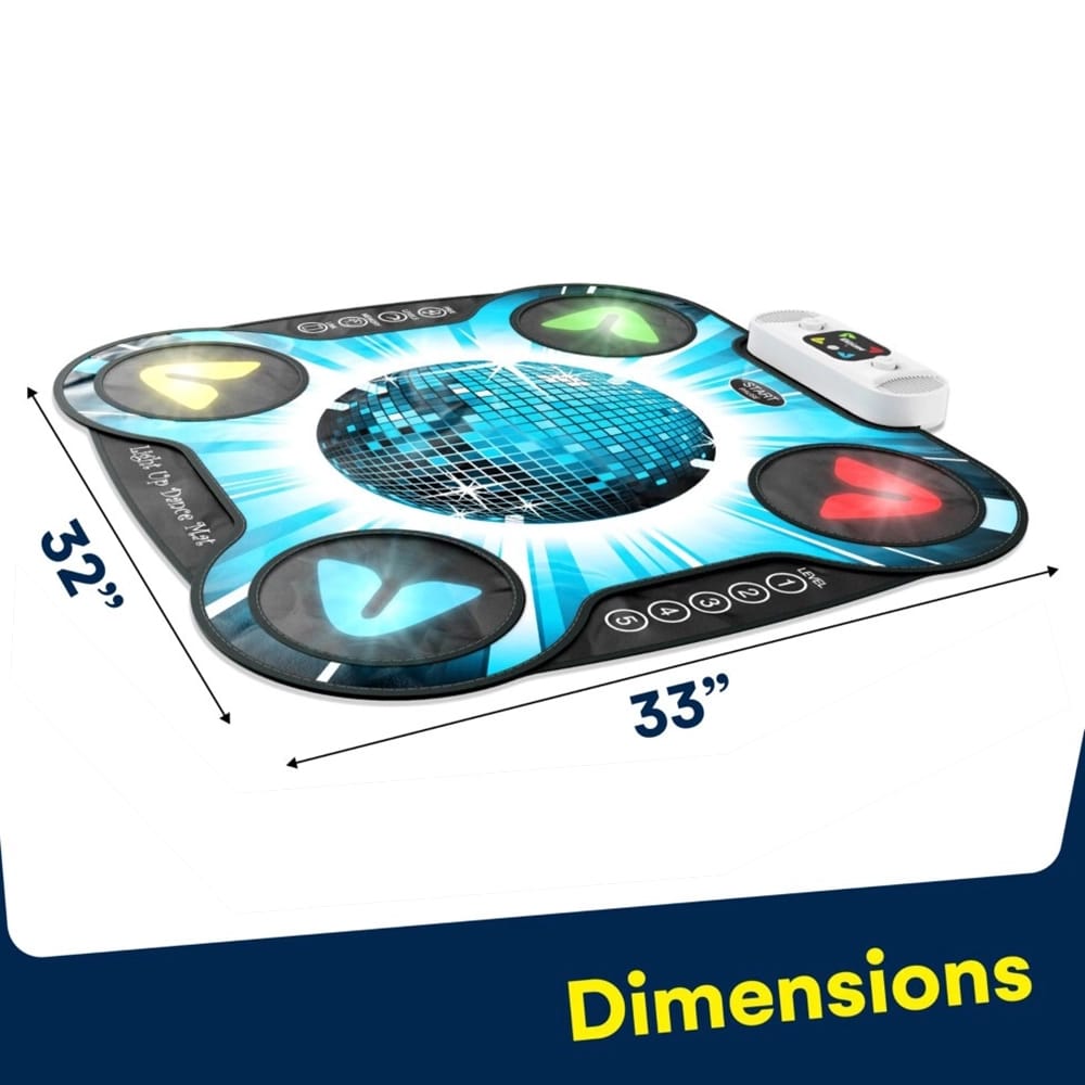 Kidzlane Light Up DJ Dance Mat, Disco