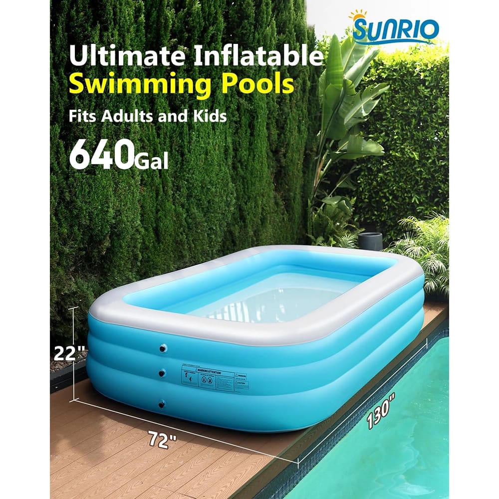 Sunrio 10.8' Above Ground Inflatable Pool