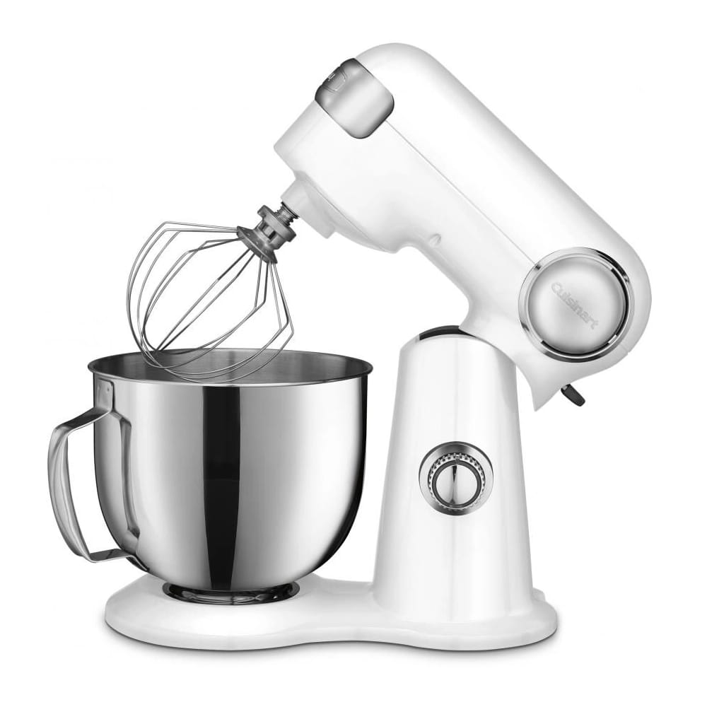 Cuisinart 5.5 qt Stand Mixer, White Linen