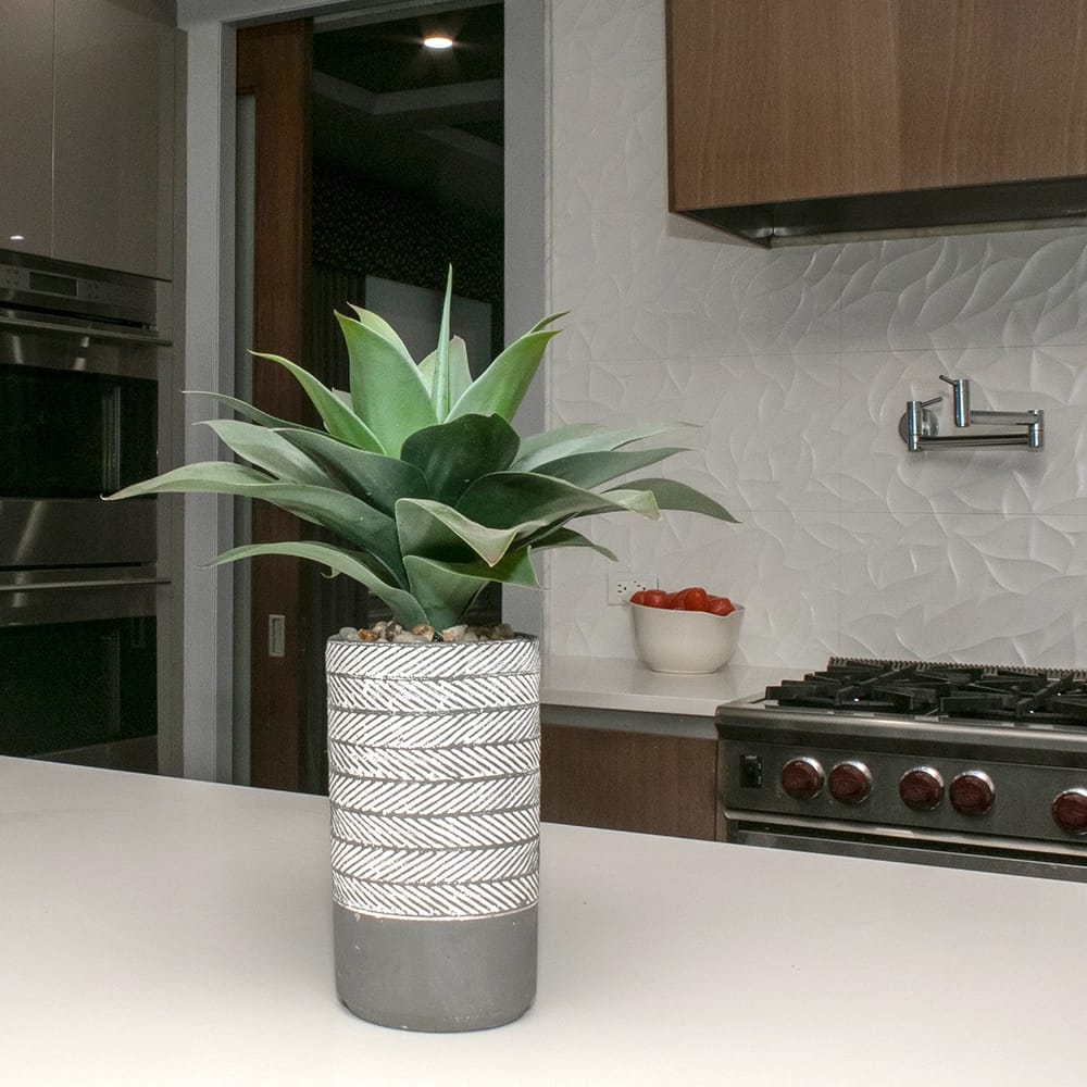 Vintage Home 19" Agave Plant in Cement Basket