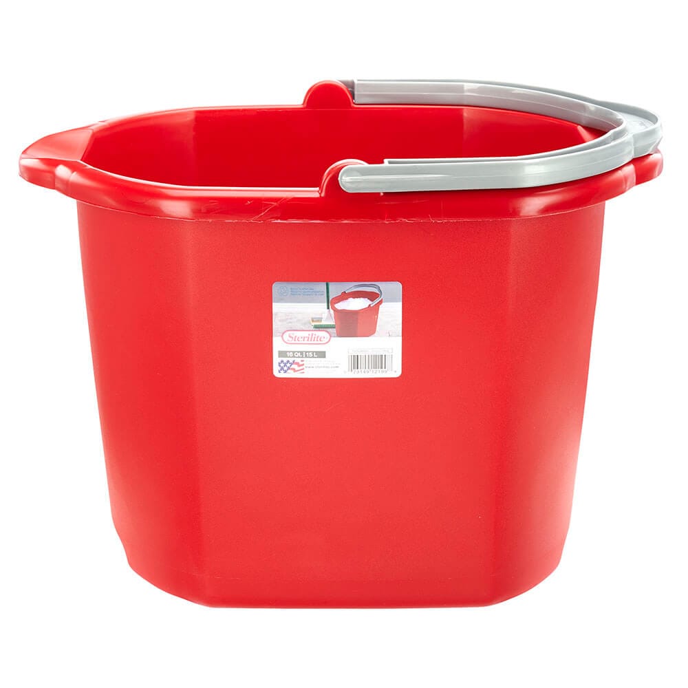 Sterilite Dual Spout Pail, 16 Qt