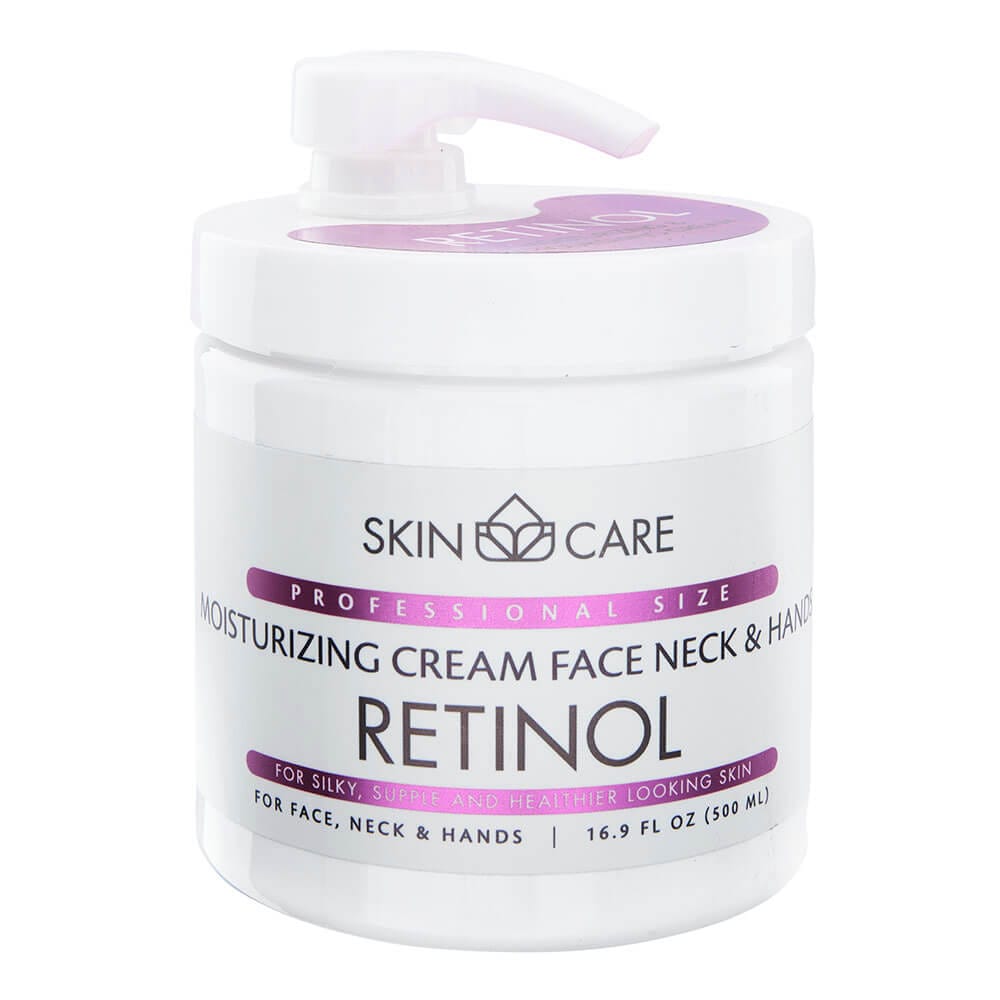 Skin Care Moisturizing Face, Neck, and Hand Retinol Cream, 16.9 oz