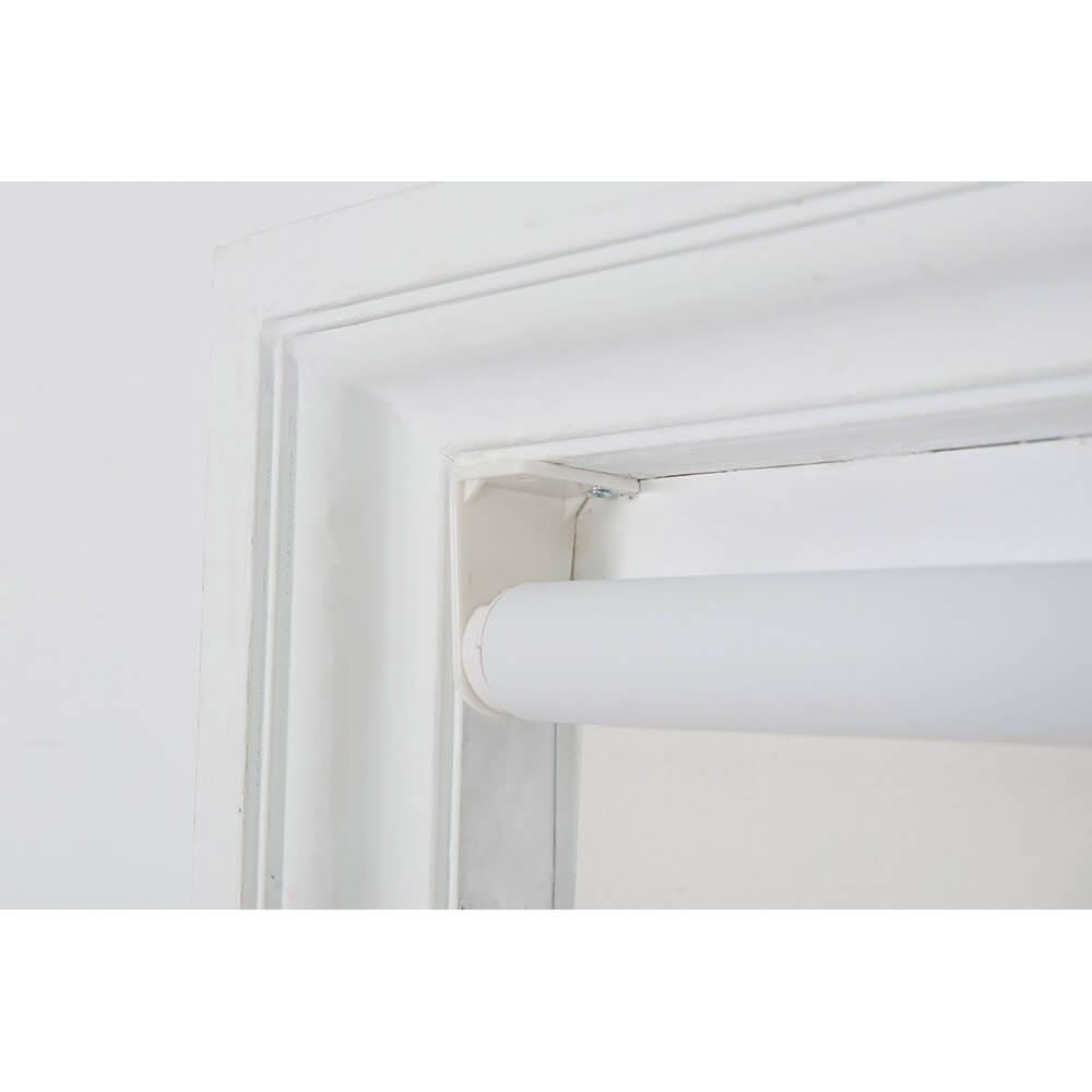 Push-Up Cordless Roller Shade with 100% Polyester Fabric, 47" x 72", Alabaster