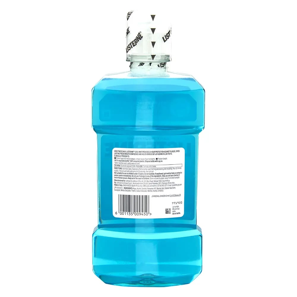 Listerine Cool Mint Daily Mouthwash, 16.9 oz