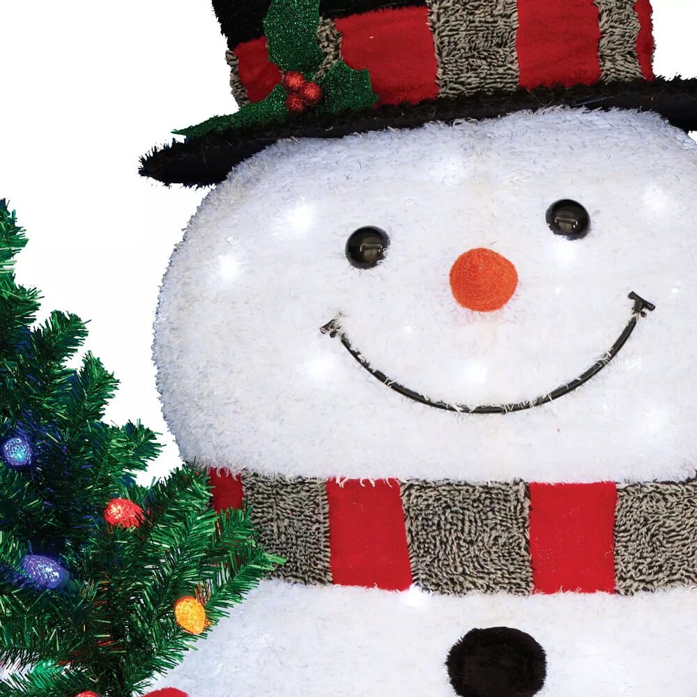 Pre-Lit 72" Pop-Up Twinkling Snowman