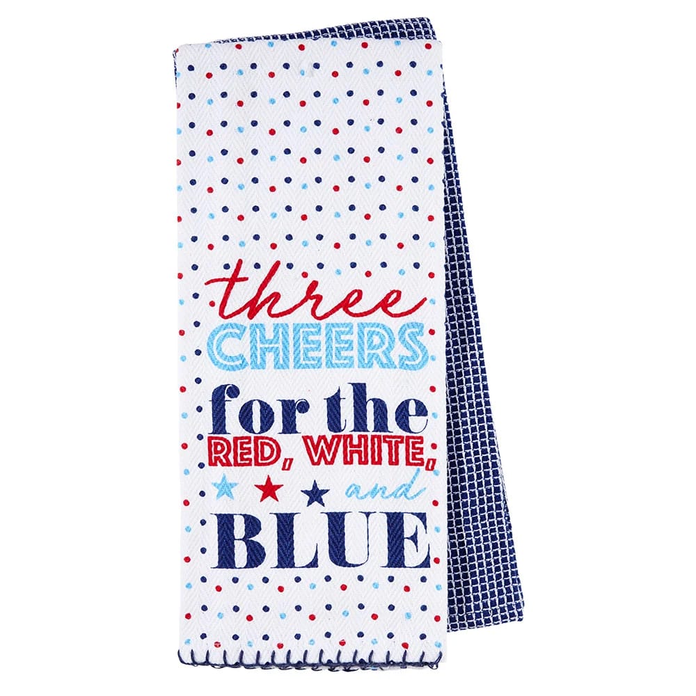 Patriotic Cotton Kitchen Towel Set, 2 Piece