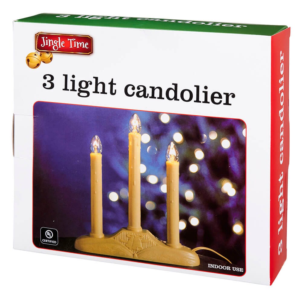 Jingle Time 3 Light Candolier