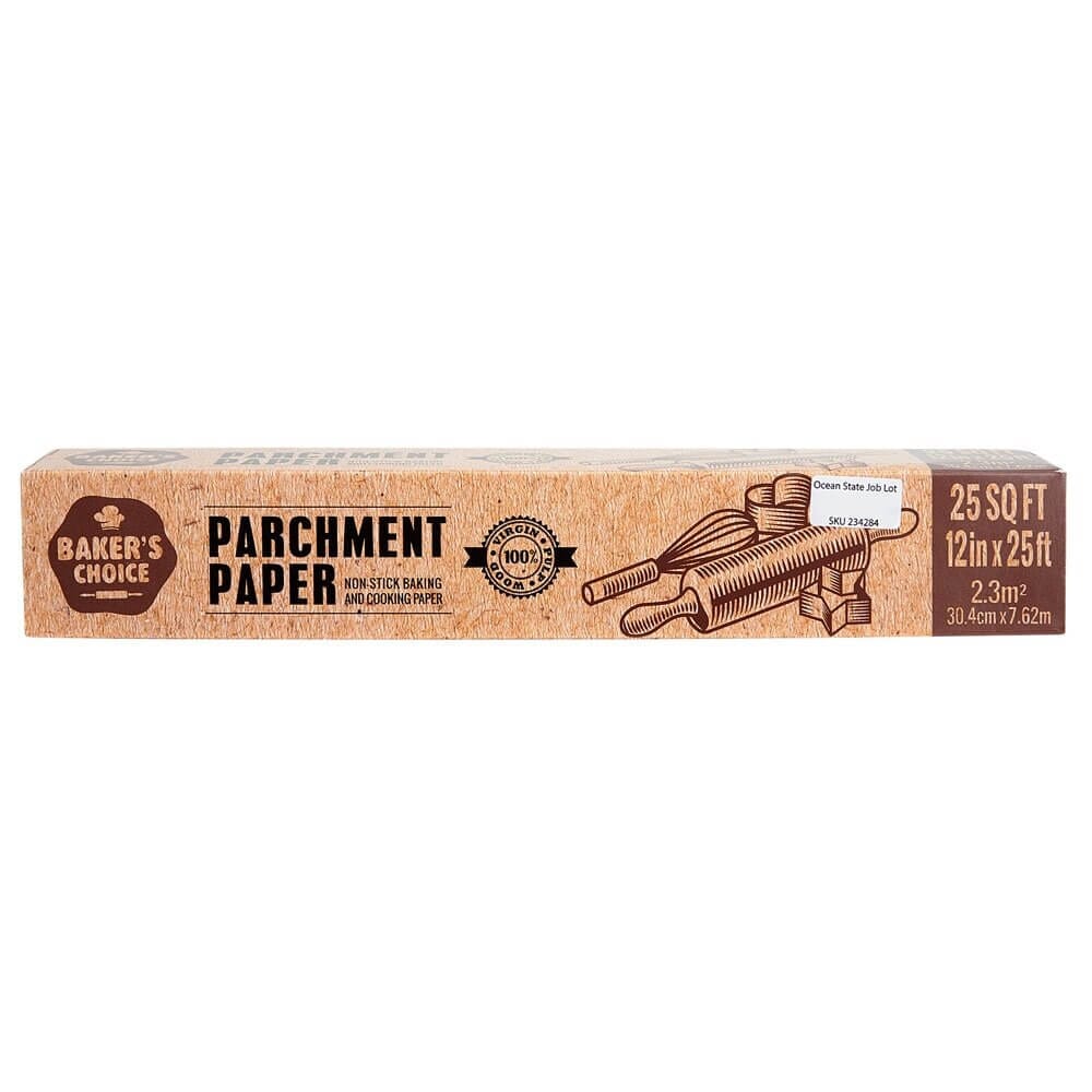 Baker's Choice Parchment Paper, 25 Sq ft