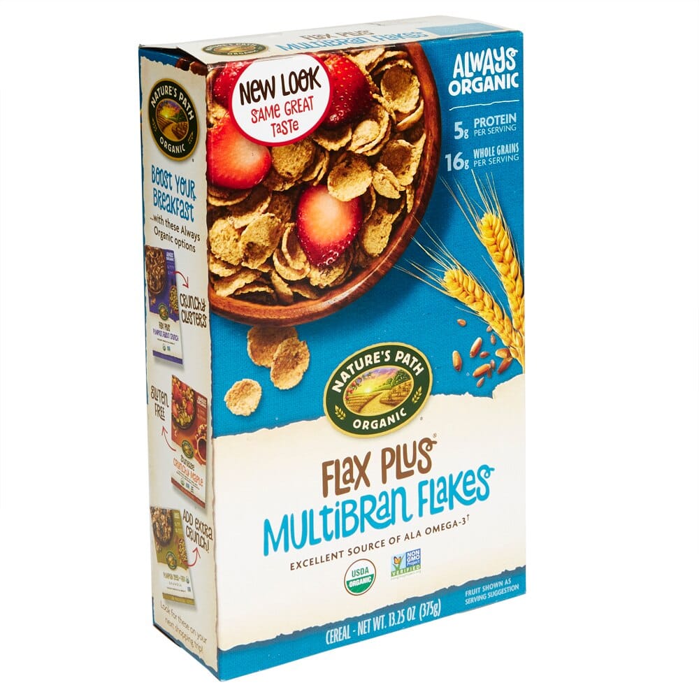 Nature's Path Organic Flax Plus Multibran Flakes, 13.25 oz