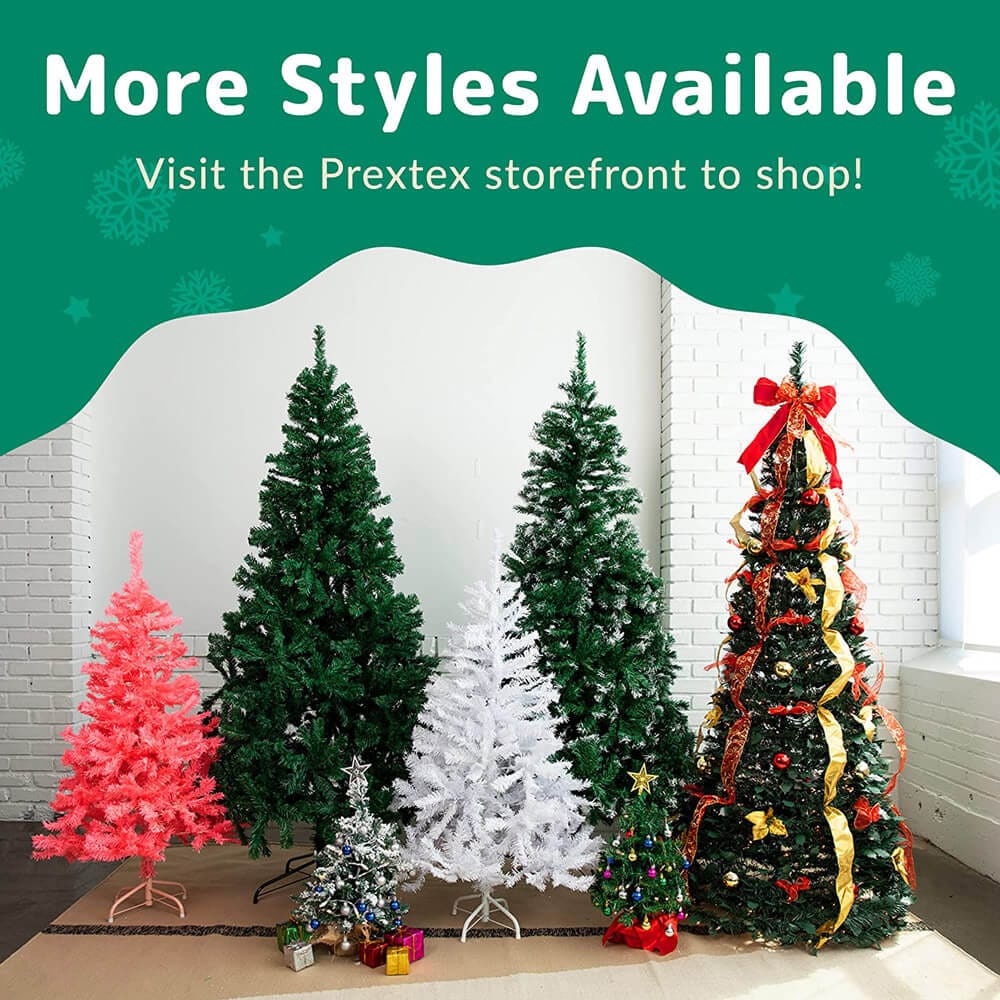 Prextex 4' Premium Pre-Decorated Christmas Tree with Lights