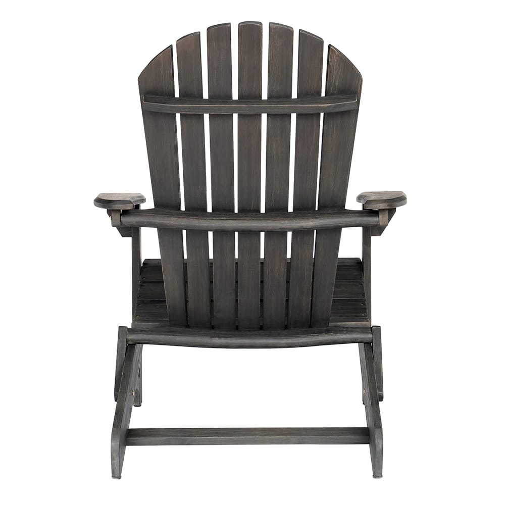 Folding Adirondack Chair, Dark Gray