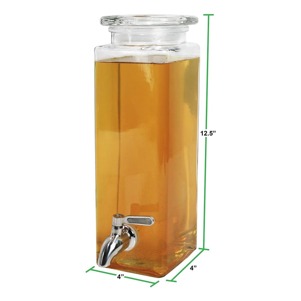 Estilo Glass Drink Dispenser, 80 oz