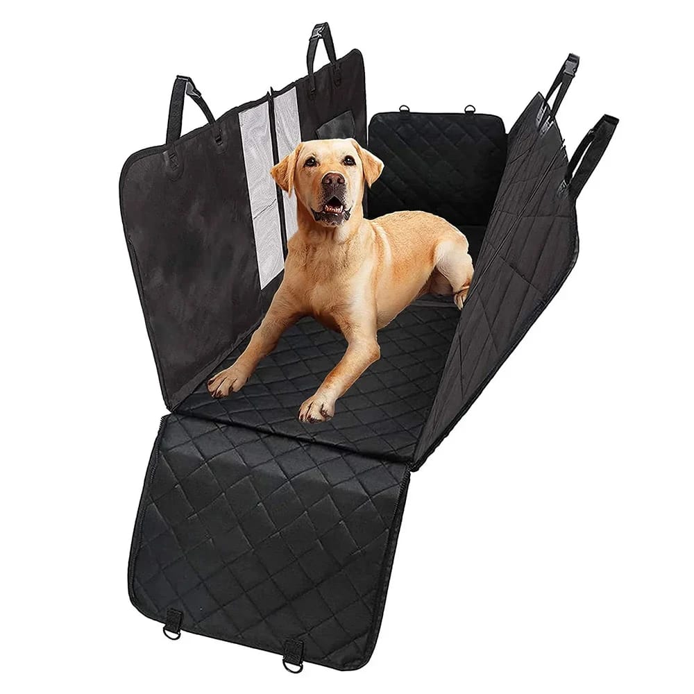 Smartpeas XXL Padded Dog Seat Cover, Black