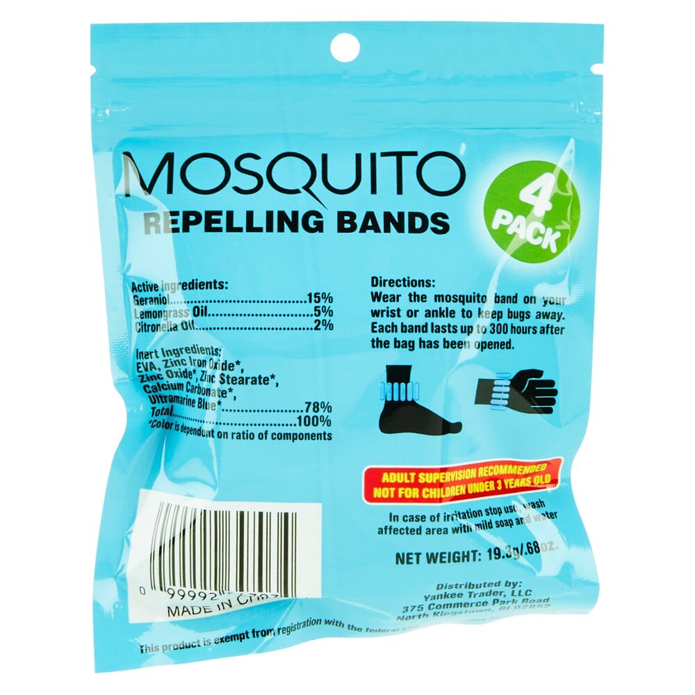 Mosquito Repelling Bands, 4-Count