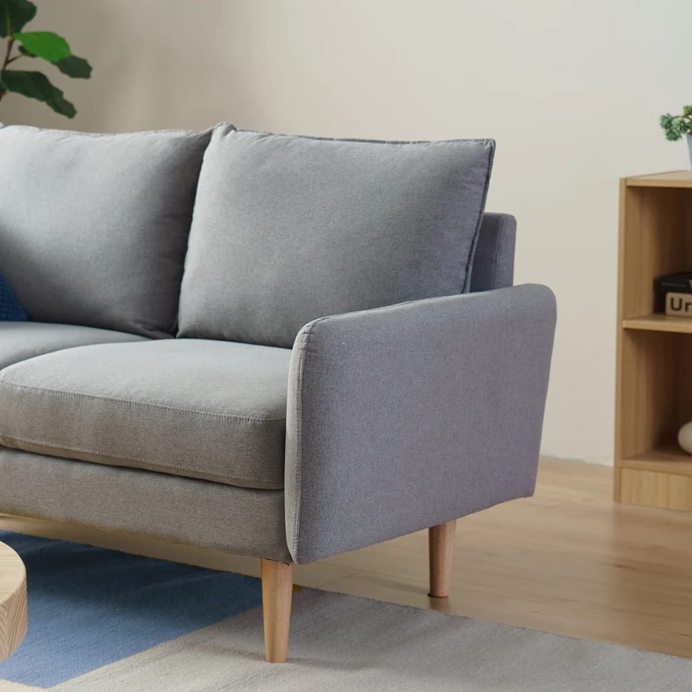 Zinus Ava Loveseat, Light Gray