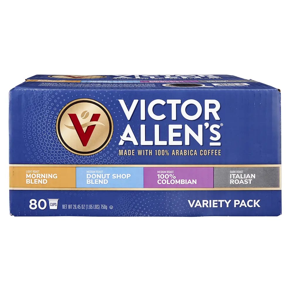 Victor Allens Variety Pack Coffee Cups, 80 Count