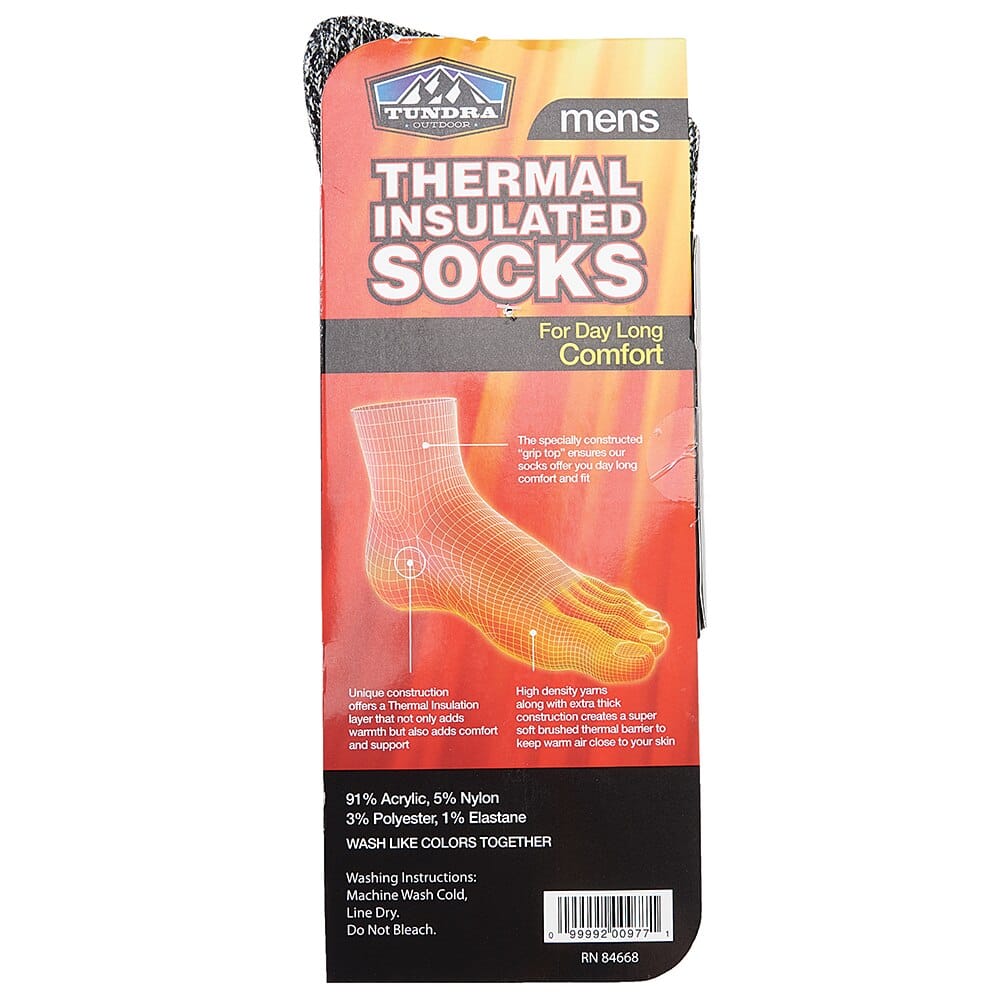 Tundra Outdoor Men's Thermal Insulated Socks