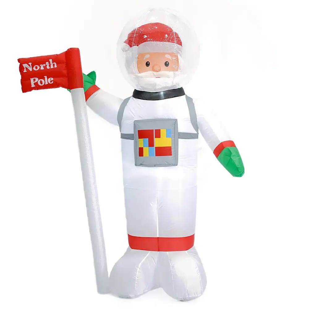 6' Spaceman Santa Inflatable