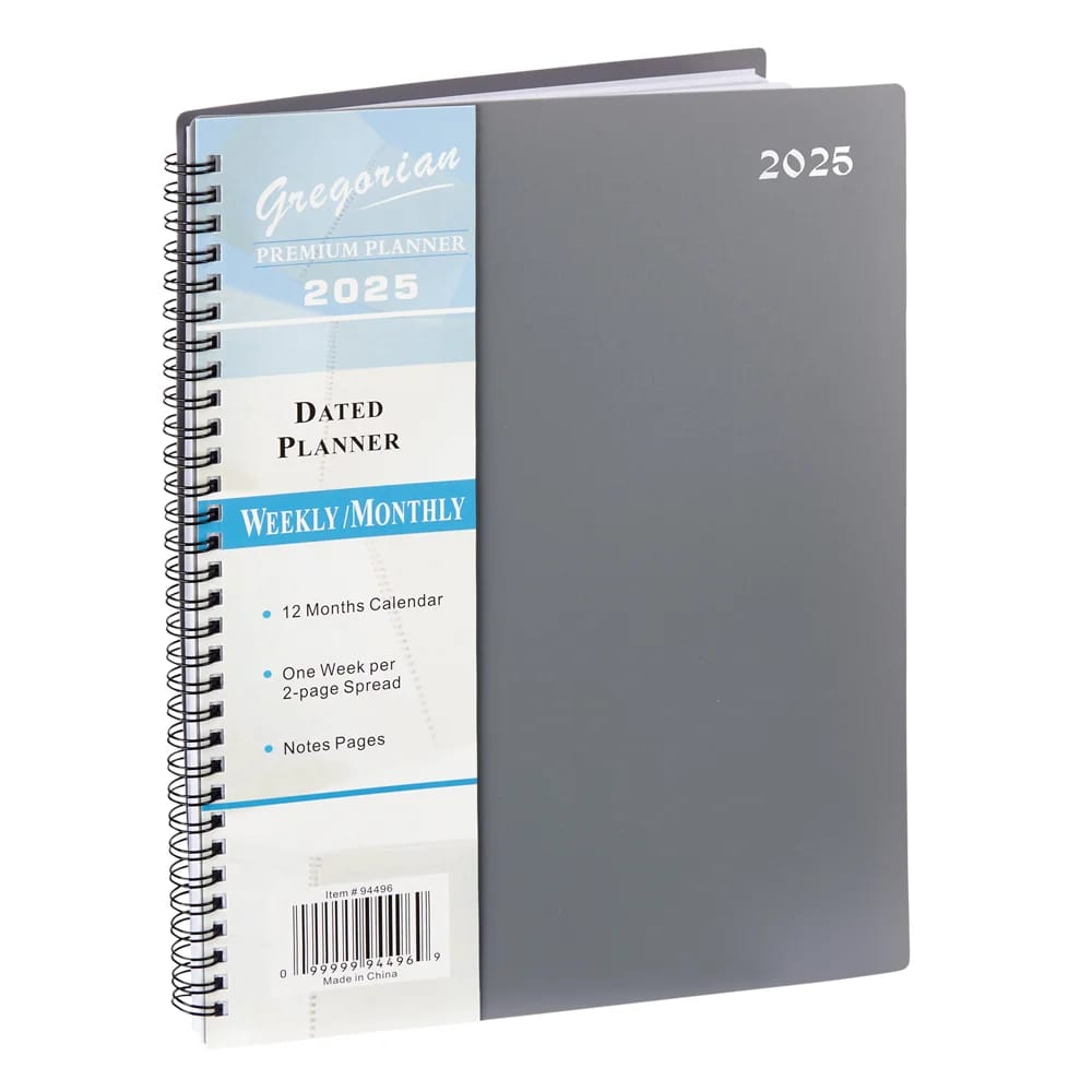 2025 Gregorian Premium Weekly/Monthly Planner, 11"