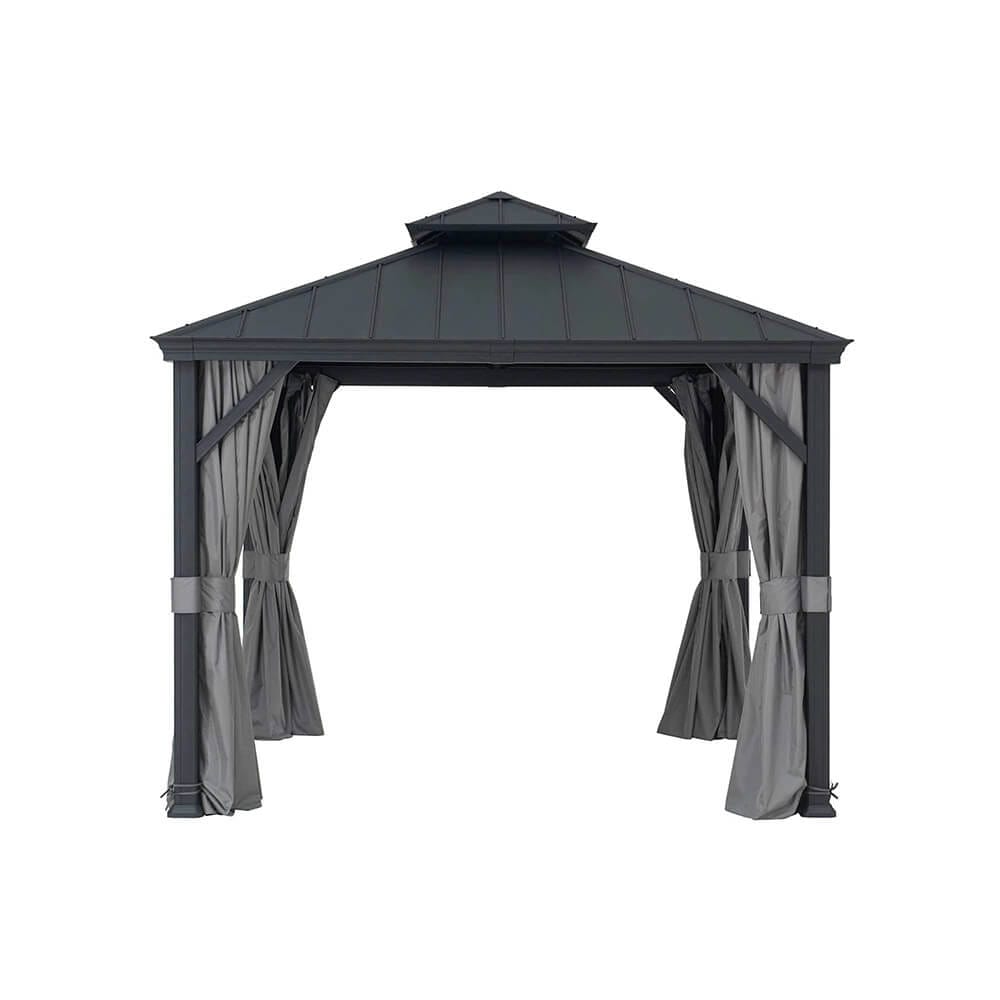 Monroe 10' x 10' Aluminum 2-Tier Hardtop Gazebo