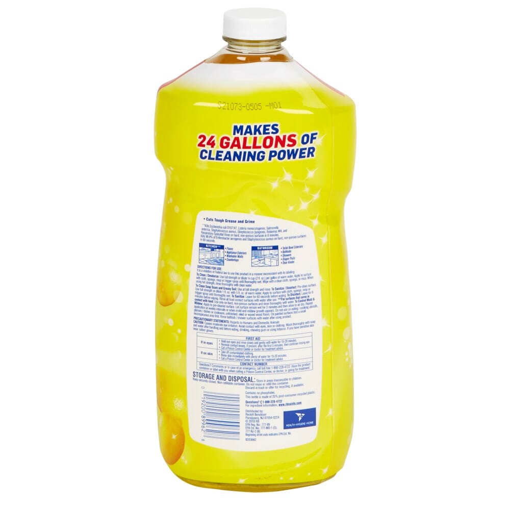 Lysol® Clean & Fresh Multi-Surface Cleaner, Sparkling Lemon & Sunflower Essence Scent, 48 oz