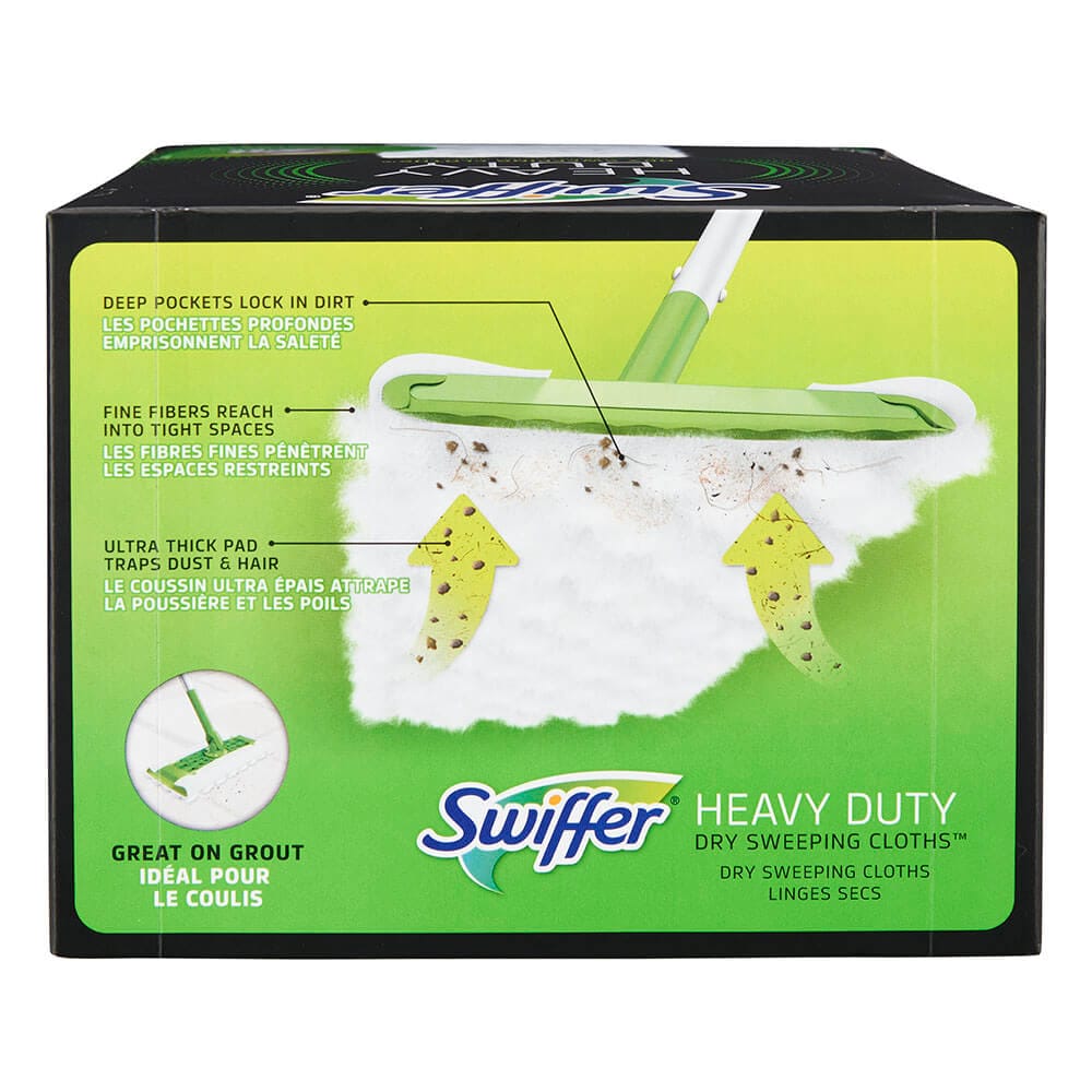 Swiffer Sweeper Heavy-Duty Multi-Surface Dry Cloth Refills, 20 Count