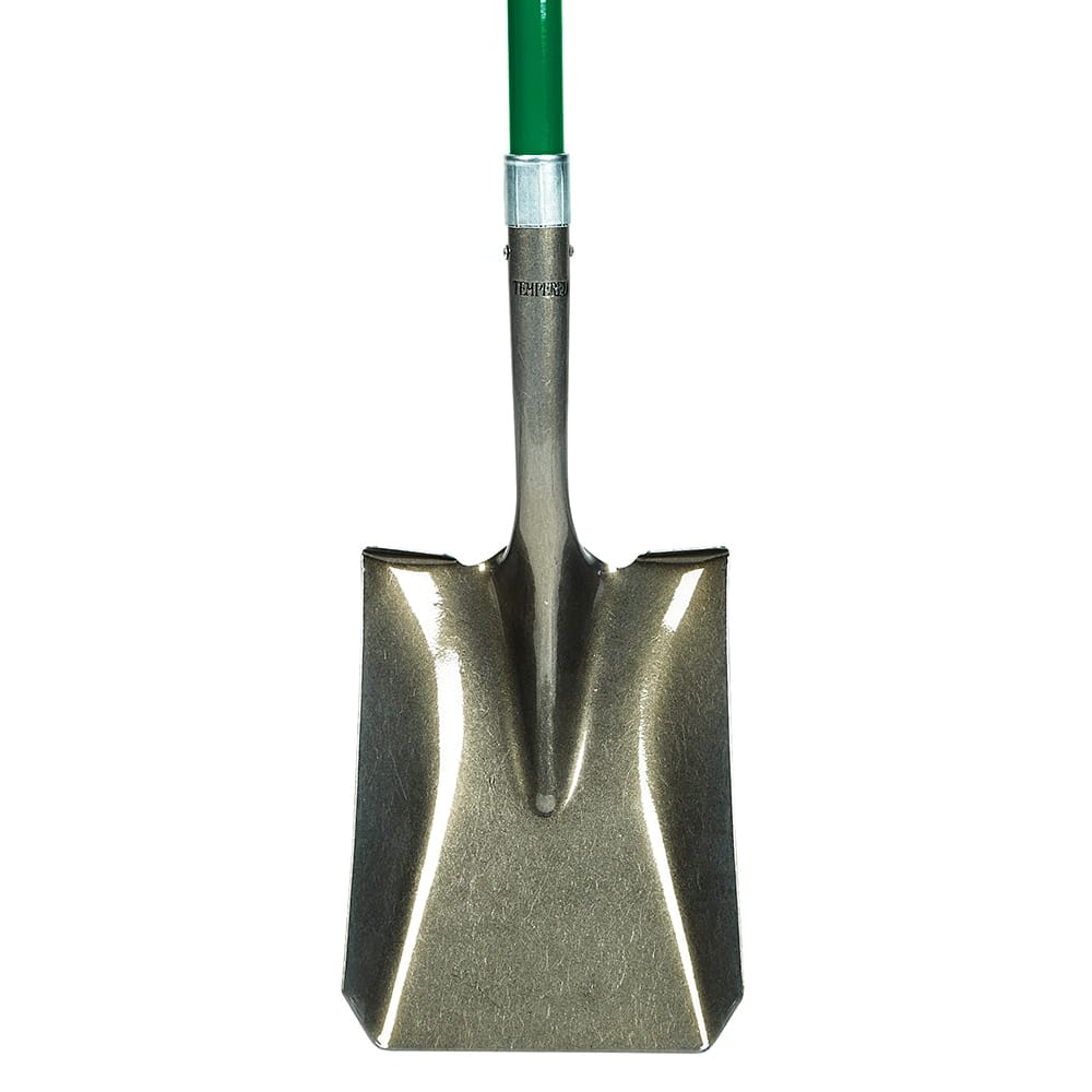 Tiller & Rowe Fiberglass Handles Square Point Shovel