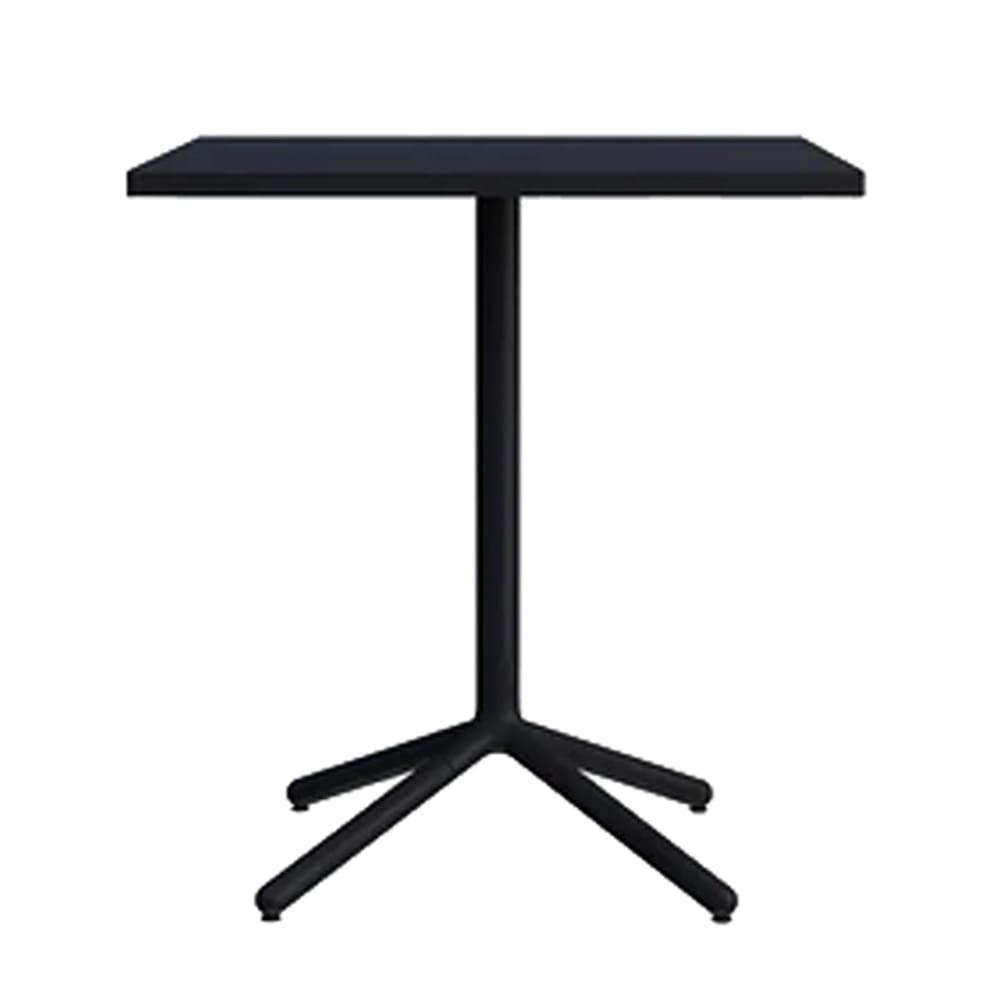 Maiori Aluminum Bistro Table, Charbon