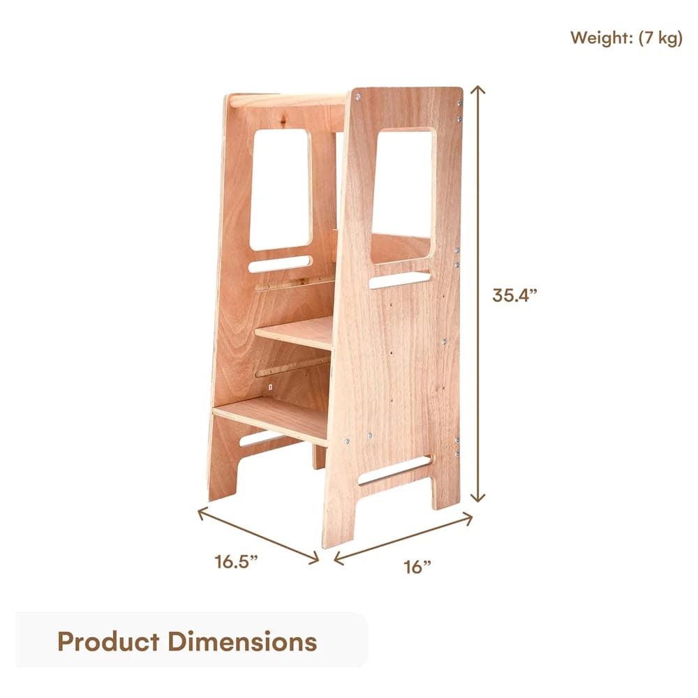 Childlike Behavior Wooden Kids Step Stool