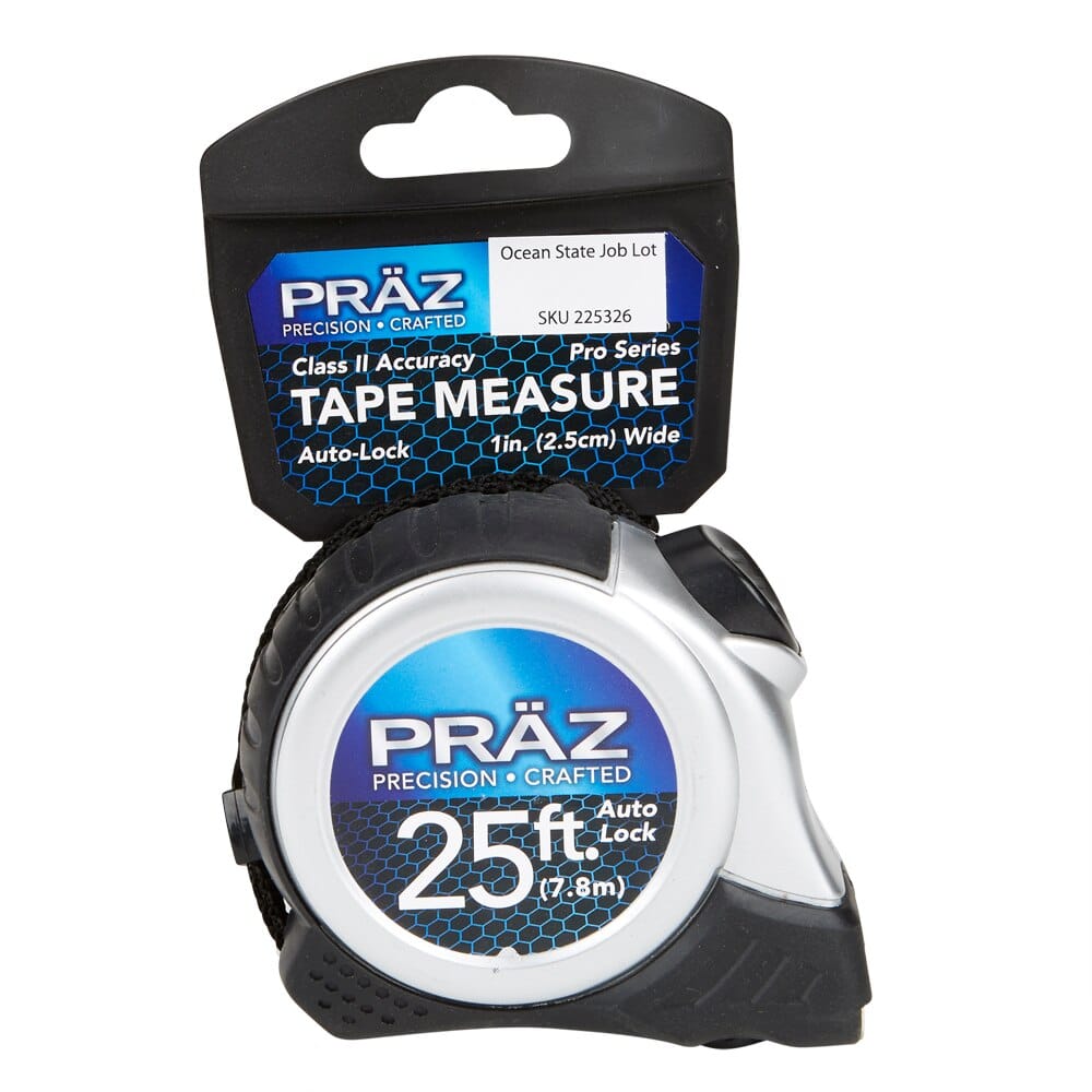 PRAZ Tape Measure, 25'